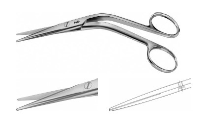 ВЕРХ. НОЖИЦІ КОТТЛ ЗАГНУТ. 165MM